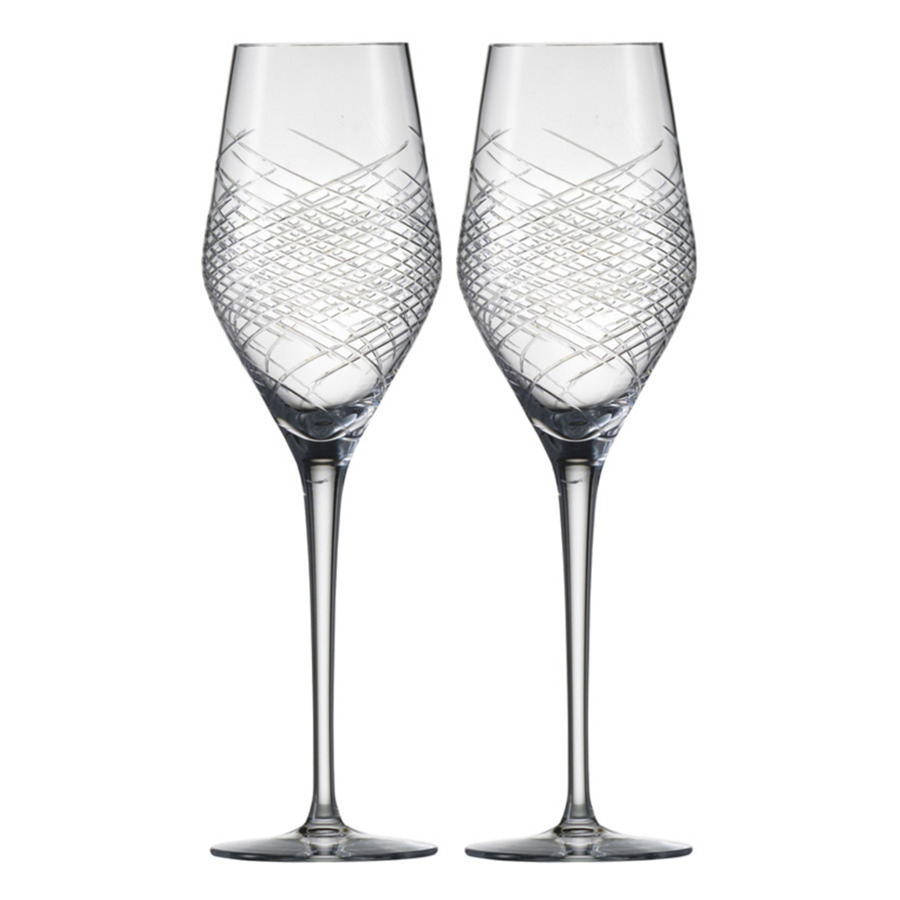 Набор бокалов для шампанского Zwiesel Glas Награда Комета 269 мл, 2 шт, ручная работа