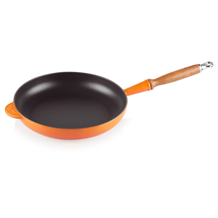 Сковорода с деревянной ручкой Le Creuset 28 см, огненная лава