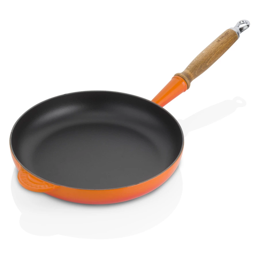 Сковорода с деревянной ручкой Le Creuset 28 см, огненная лава