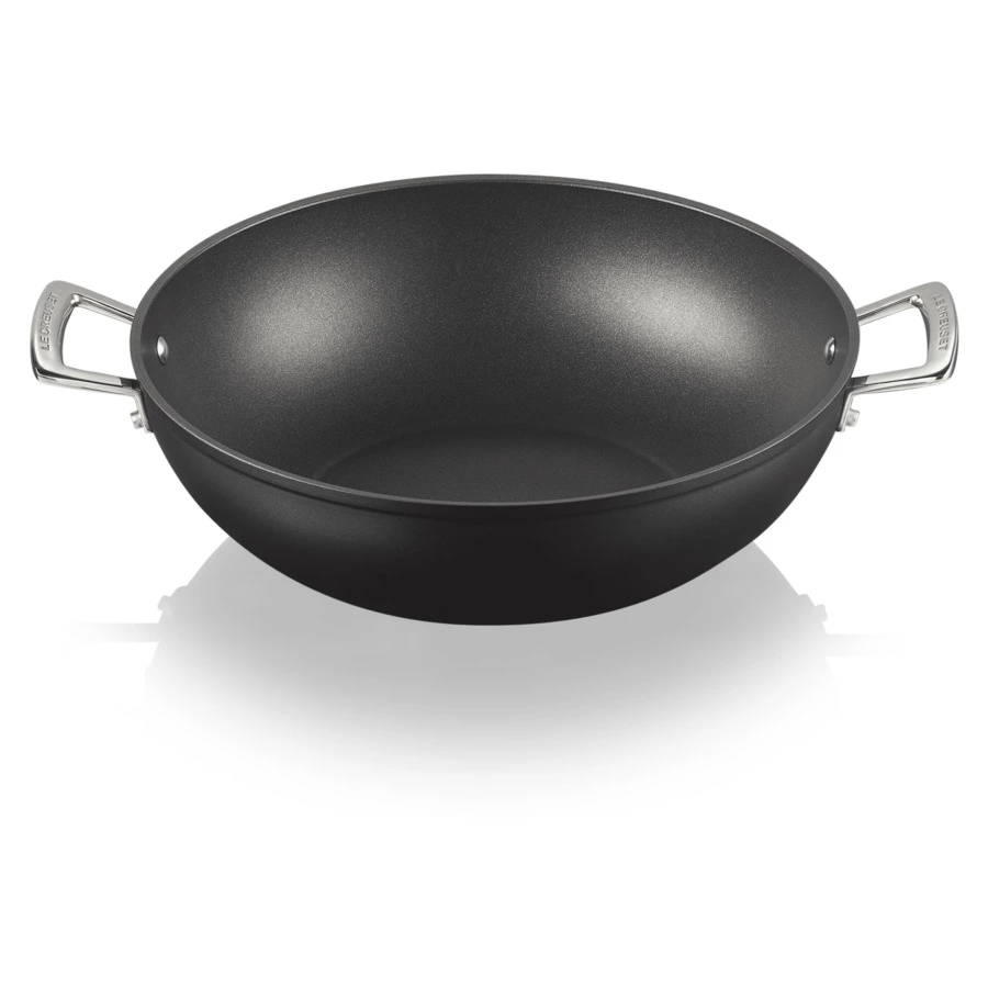 Сковорода Вок Le Creuset 6 л, 32 см, антипригарная, алюминий, черная