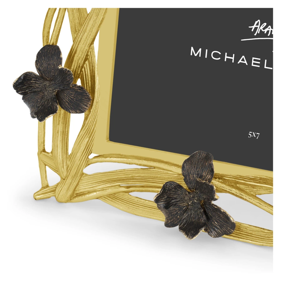 Рамка для фото Michael Aram Черный ирис 18х13 см, сталь нержавеющая