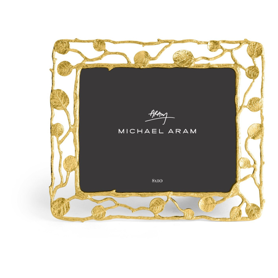 Рамка для фото Michael Aram Ботаника 20х25 см, золотистая рамка для фото michael aram текстура 19х24 см золотистая