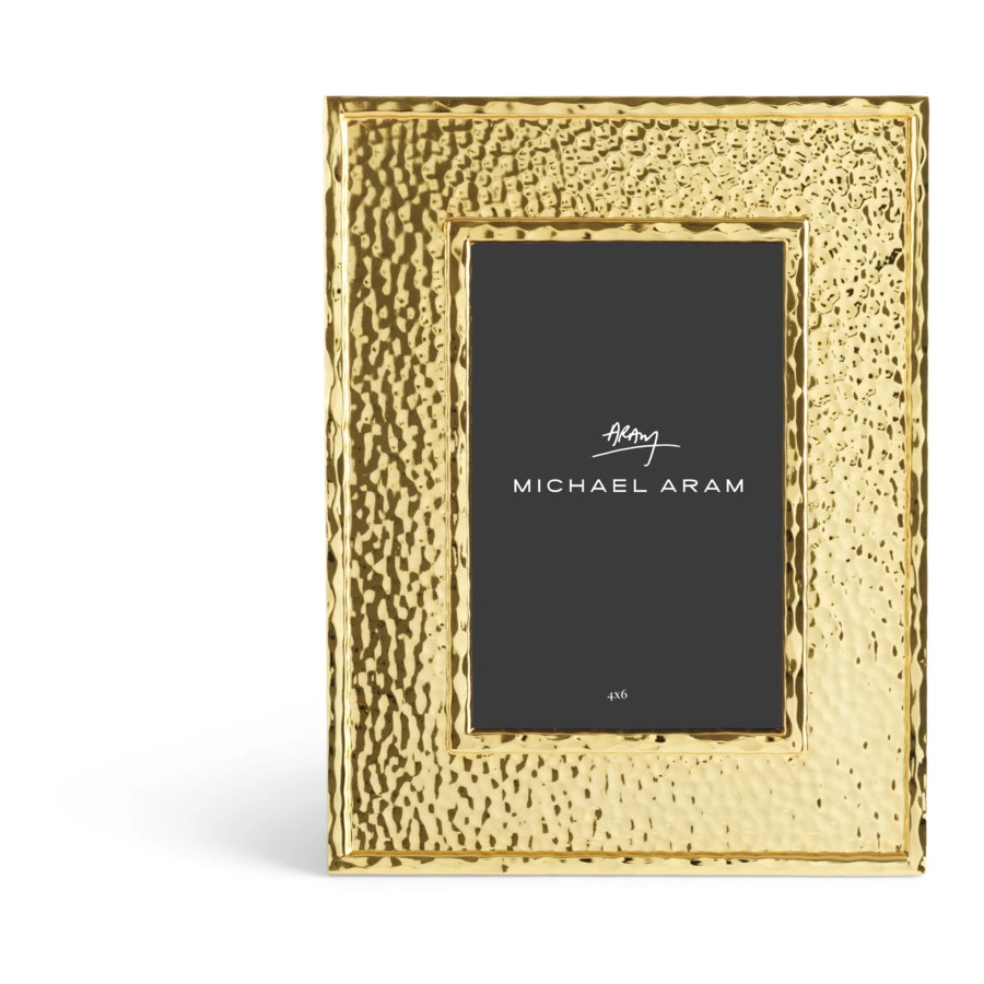 Рамка для фото Michael Aram Текстура 10х15 см, сталь нержавеющая, золотистая