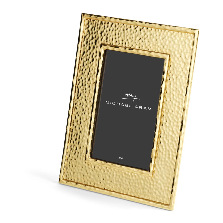 Рамка для фото Michael Aram Текстура 10х15 см, сталь нержавеющая, золотистая