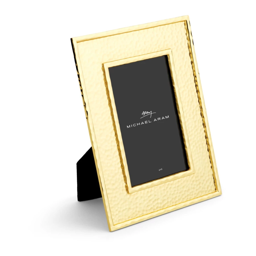 Рамка для фото Michael Aram Текстура 10х15 см, сталь нержавеющая, золотистая