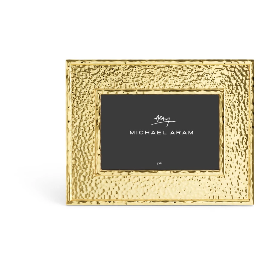 Рамка для фото Michael Aram Текстура 10х15 см, сталь нержавеющая, золотистая