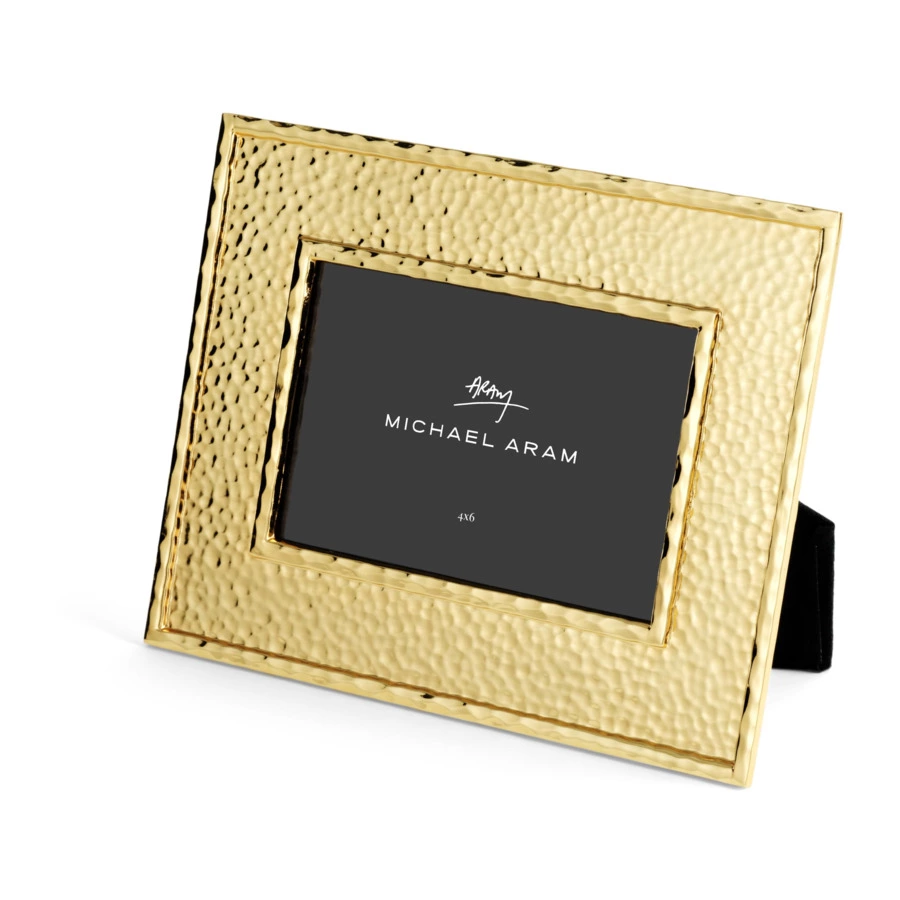 Рамка для фото Michael Aram Текстура 10х15 см, сталь нержавеющая, золотистая