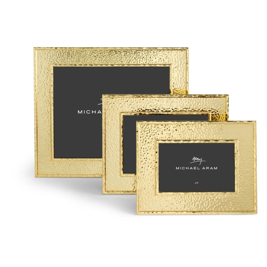 Рамка для фото Michael Aram Текстура 10х15 см, сталь нержавеющая, золотистая