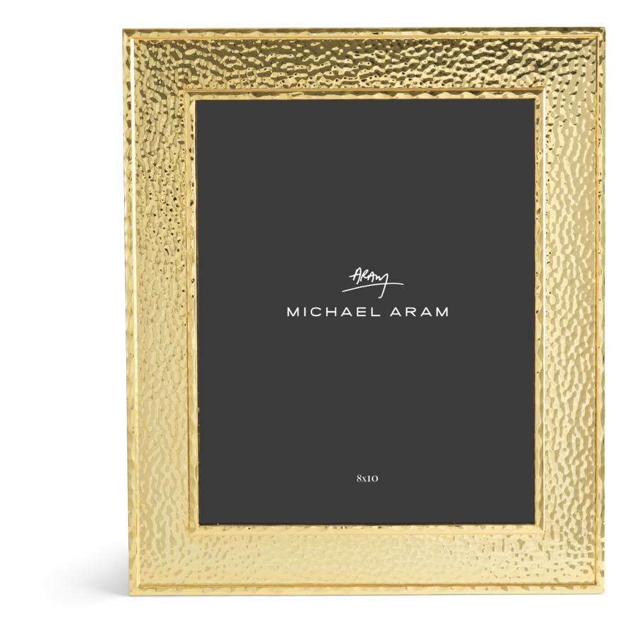 Рамка для фото Michael Aram Текстура 20х25 см, золотистая рамка для фото michael aram лавровый лист 20х25 см сталь нержавеющая