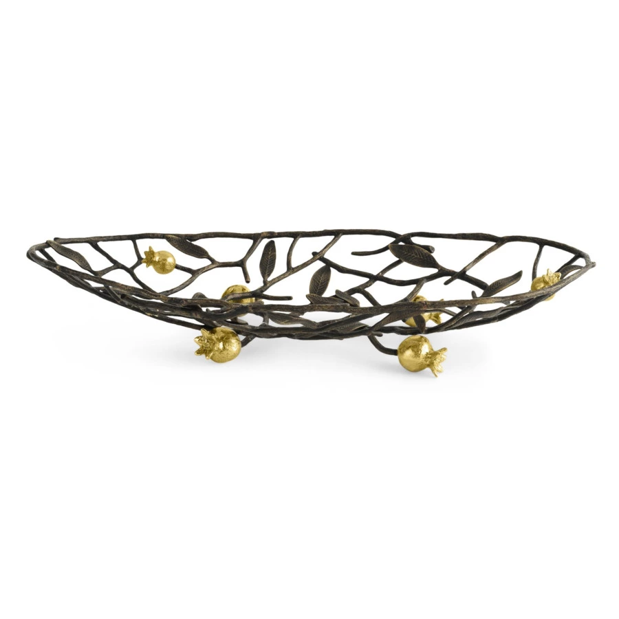 Блюдо Michael Aram Гранат 40 см, латунь