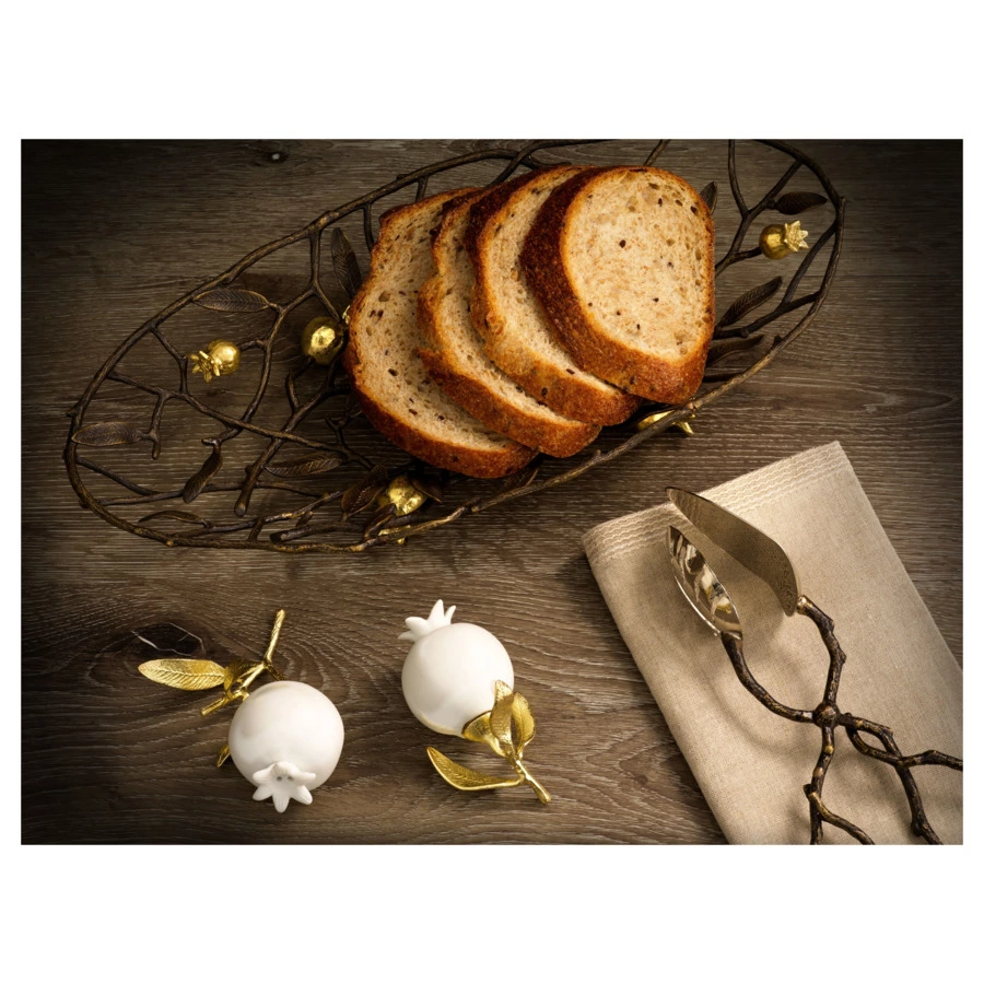 Блюдо Michael Aram Гранат 40 см, латунь