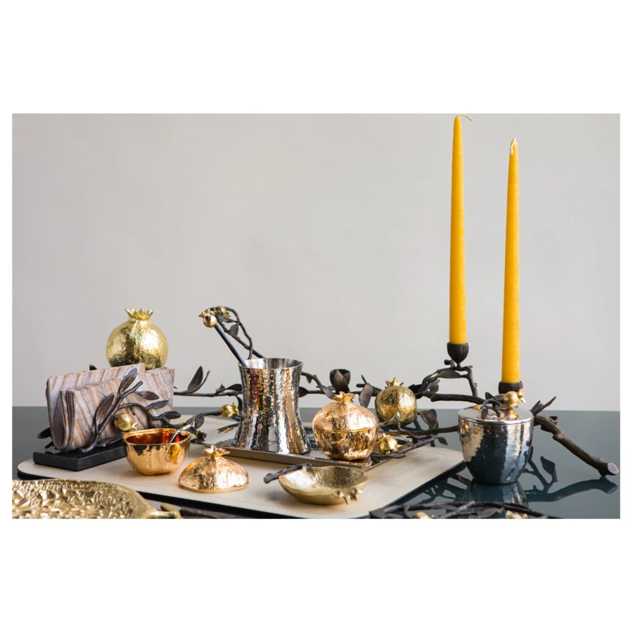 Блюдо Michael Aram Гранат 40 см, латунь