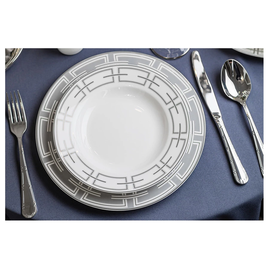 Набор столовых приборов Face Croise на 6 персон 24 предметов,  деревянная коробка