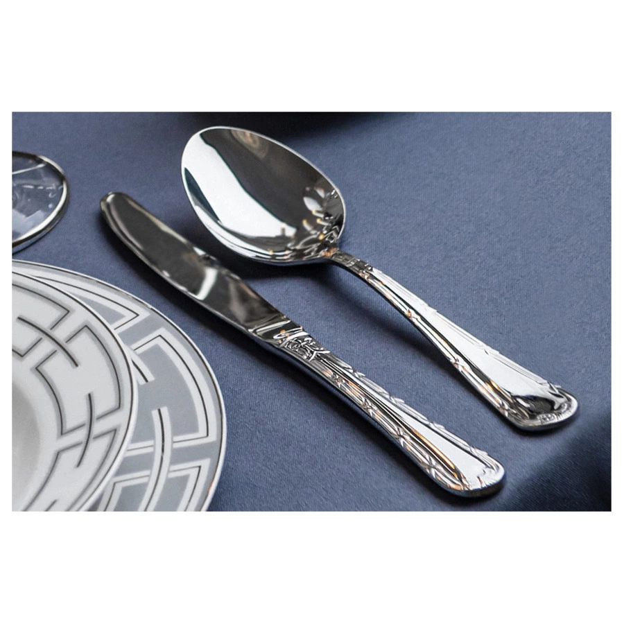 Набор столовых приборов Face Croise на 6 персон 24 предметов,  деревянная коробка