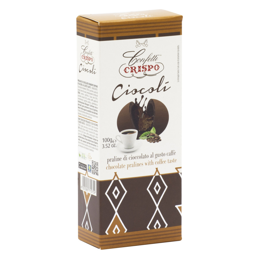 Конфеты Crispo "Кофе в шоколаде" 100г