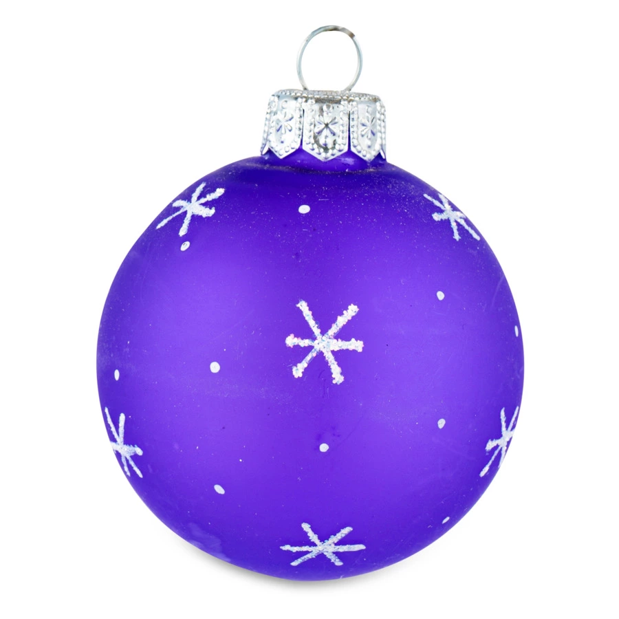 Елочное украшение шар Елочка Коллаж, стекло