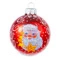 Елочное украшение шар Елочка Мороз, стекло