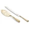 Набор для торта Queen Anne 2 предмета, нож 31 см и лопатка 26 см, золотой цвет, сталь