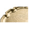Поднос Queen Anne Чиппендейл 24 см, золотистый, сталь