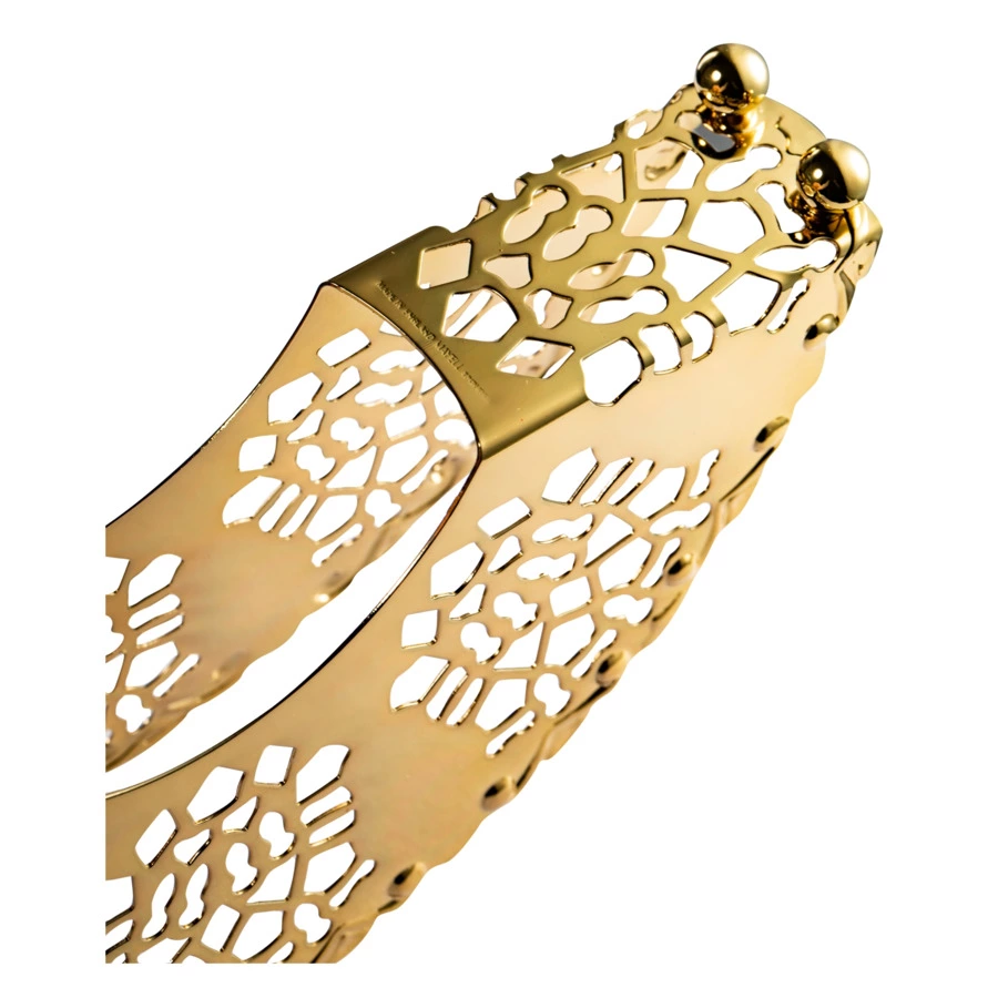 Салфетница Queen Anne 17 см, золотистая, сталь