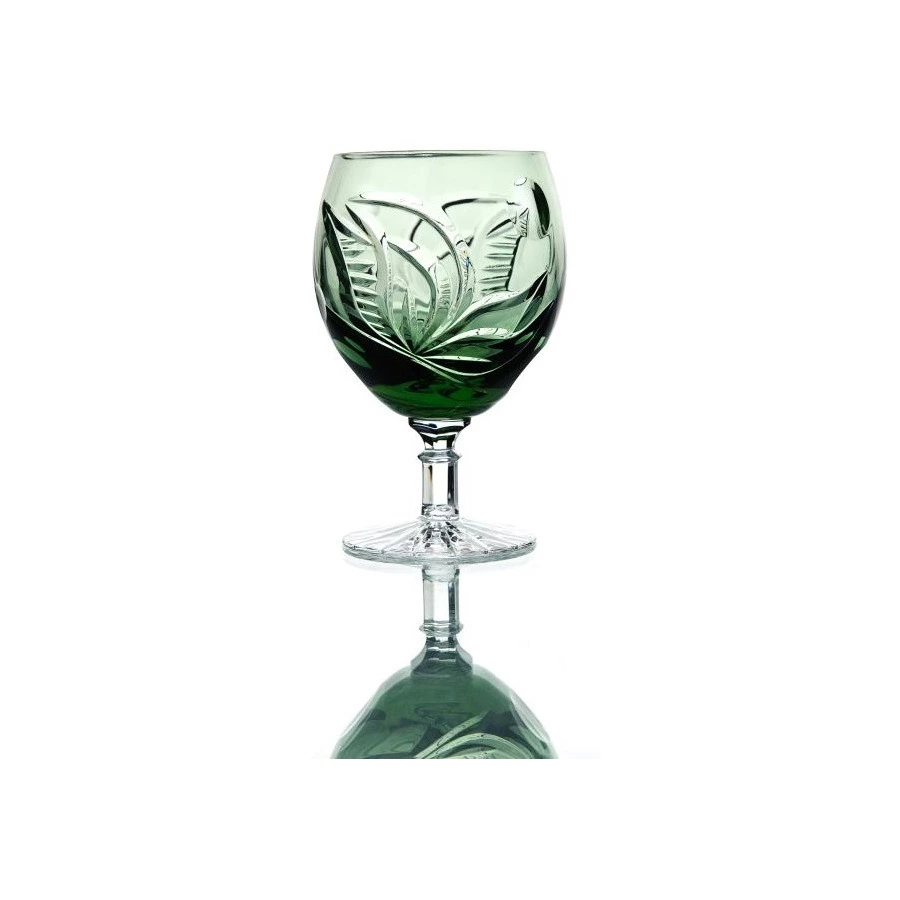 Набор бокалов для шампанского ГХЗ Орешек 250 мл 5 шт, хрусталь, дымчатый-sale