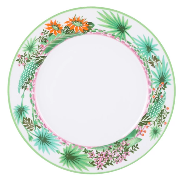 Тарелка обеденная ИФЗ Джангл Европейская-2, 27 см, фарфор твердый