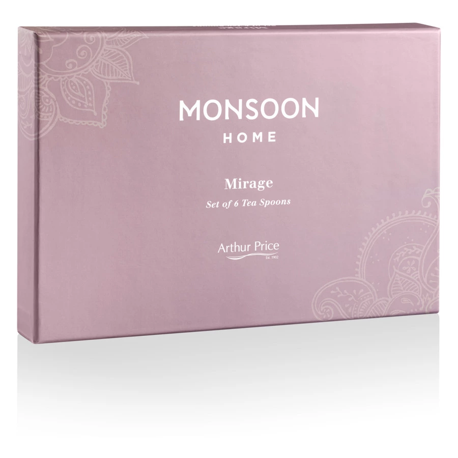 Набор чайных ложек Arthur Price Монсун Мираж 6 шт, п/к