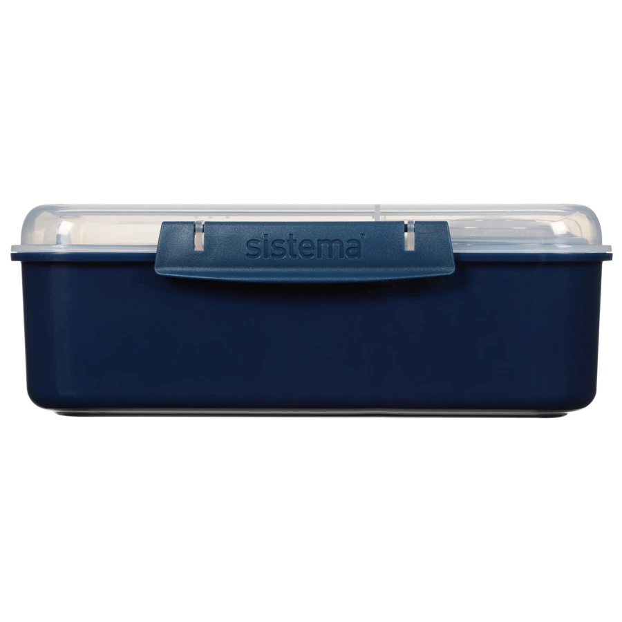 Ланч-бокс со съемными разделителями Sistema Renew 1,65 л, пластик