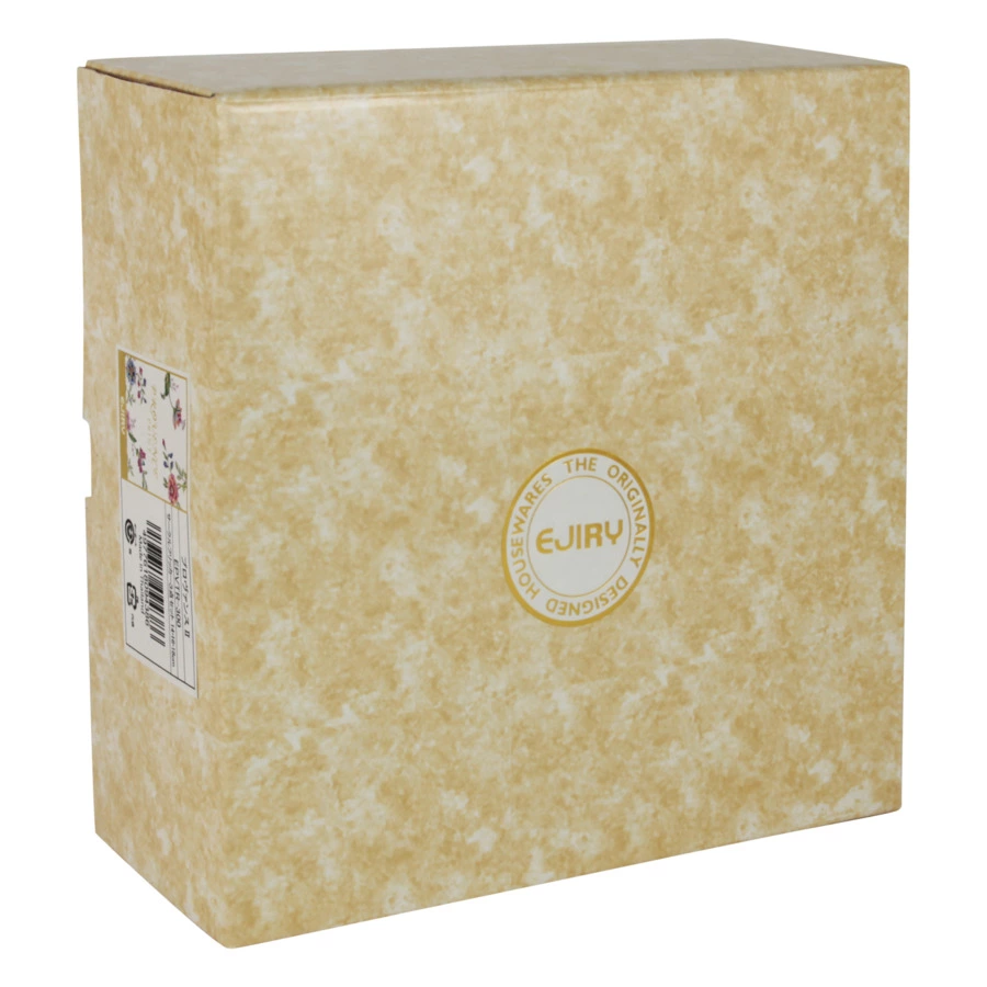 Кастрюля эмалированная Ejiry Прованс, 20см, 2,6 л, с крышкой, молочная