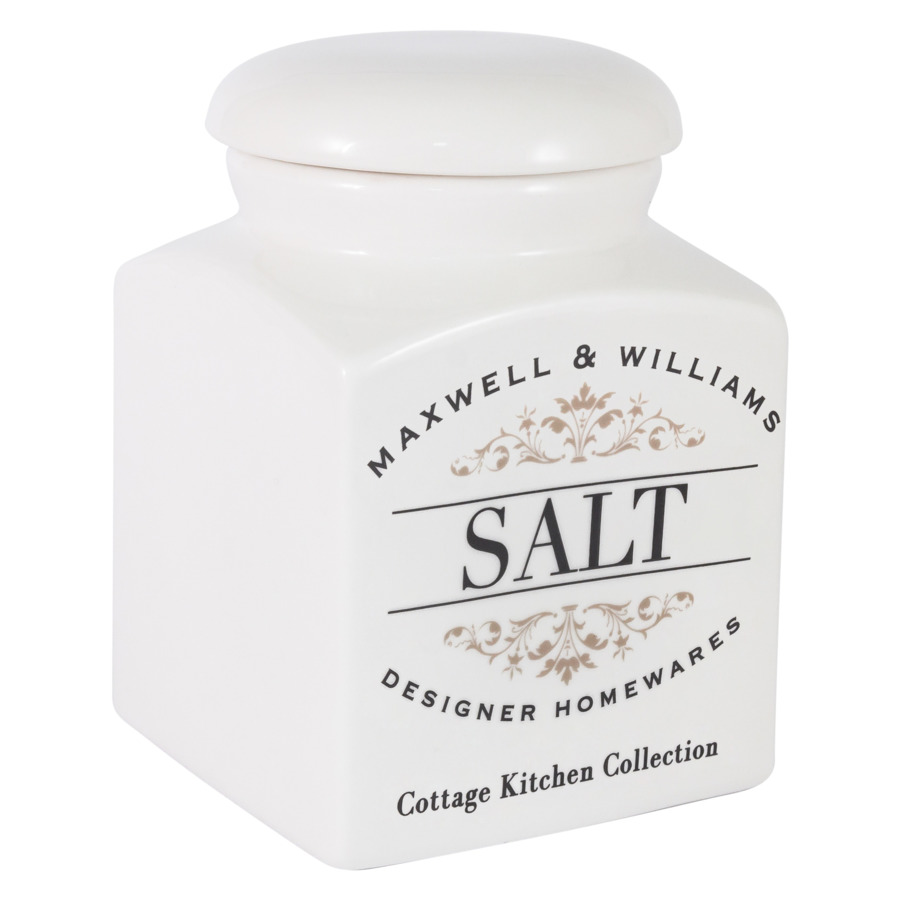 Банка для сыпучих продуктов Salt Maxwell & Williams "Cottage Kitchen", 0,5л, фарфор, п/к