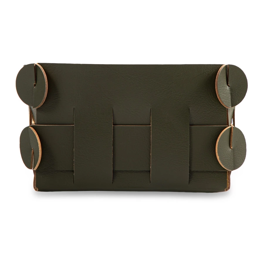 Корзинка квадратная ADJ Shlesser 8см, оливковый