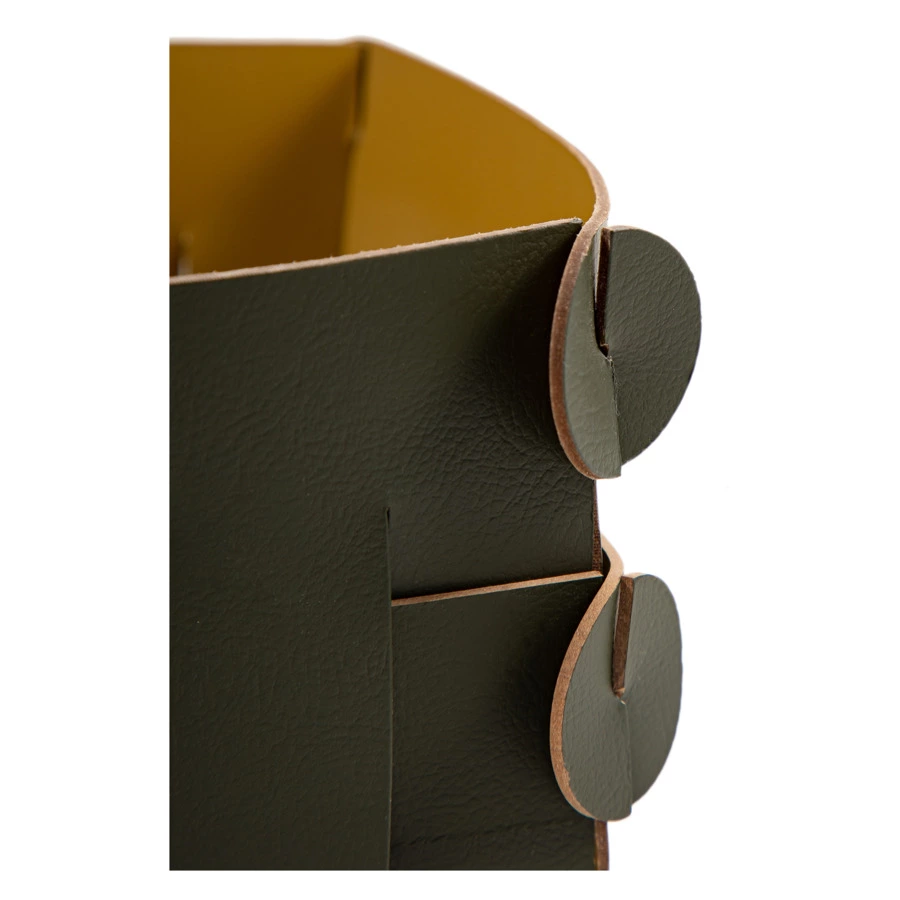 Корзинка квадратная ADJ Shlesser 8см, оливковый