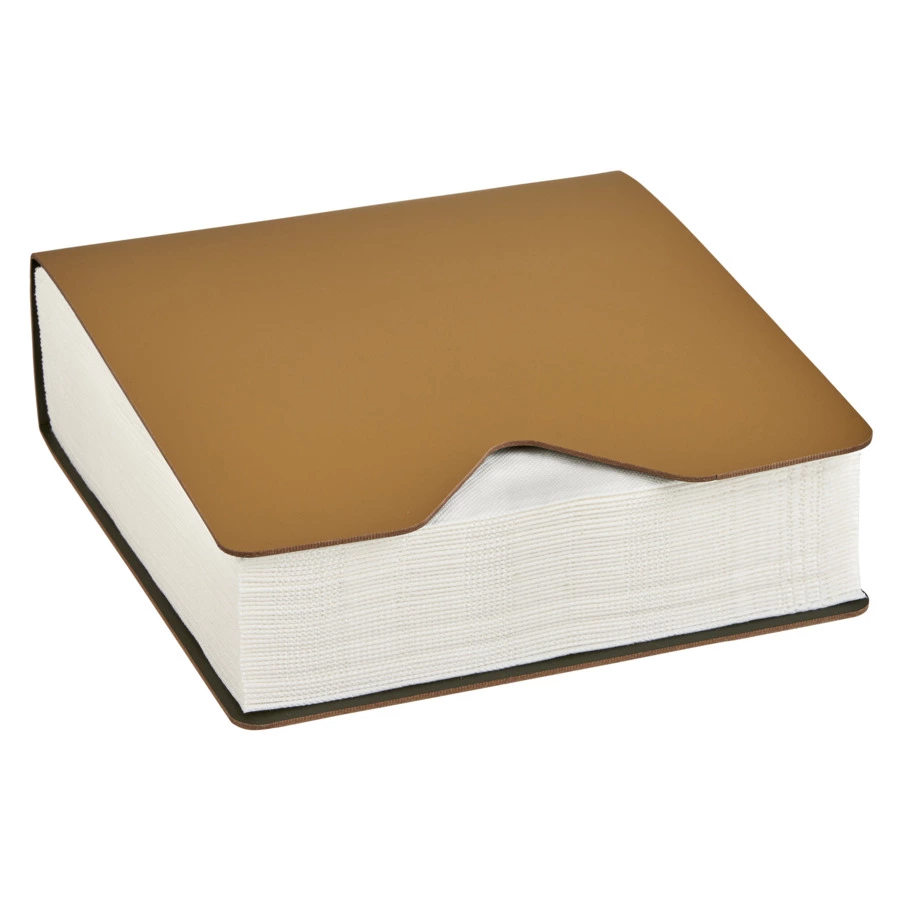 Салфетница ADJ Wind для бумажных салфеток 17х17хН5 см, горчичный