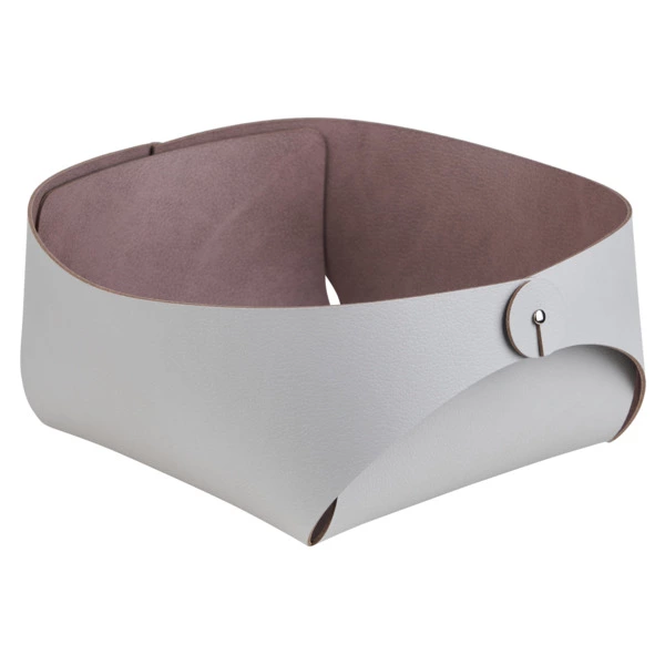 Корзинка квадратная ADJ Flora 20х20х9 см, устричная