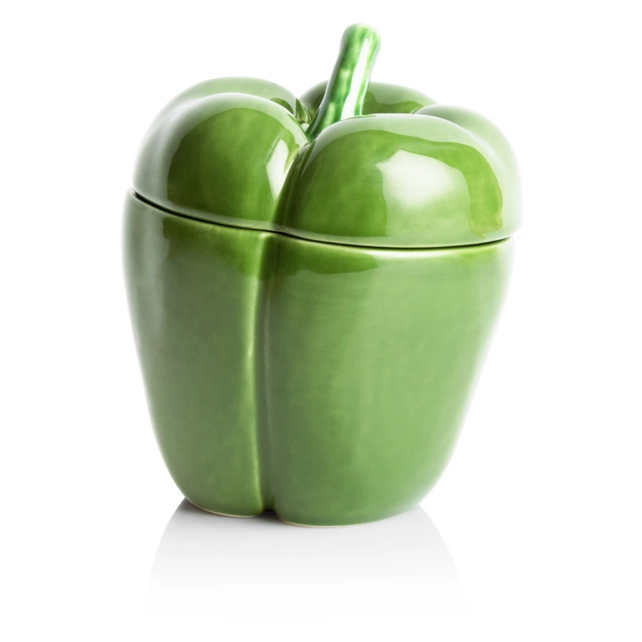 Емкость Bordallo Pinheiro Перец 12,5 см, керамика, зеленый