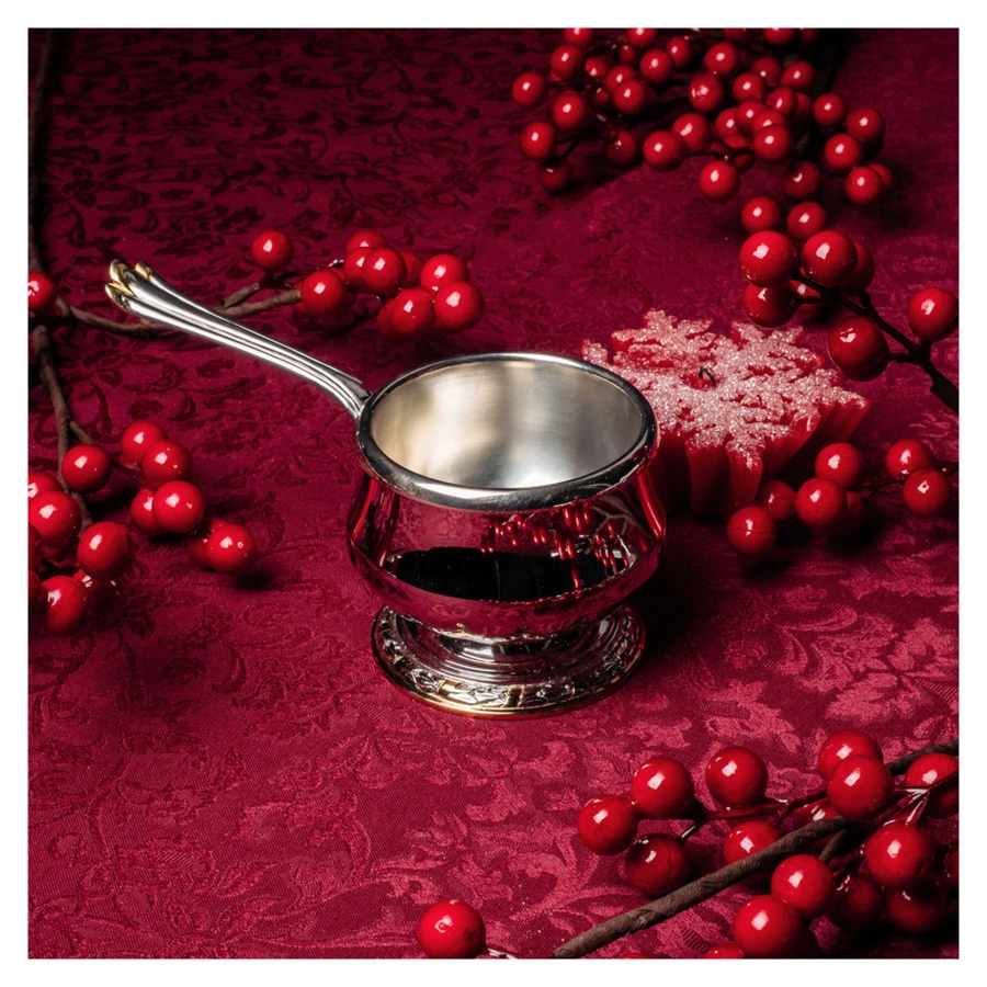 Кокотница Русские самоцветы 357,91 г, серебро 925