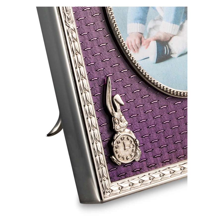 Рамка для фото Русские самоцветы 18,5х21,7 см, латунь, фиолетовая