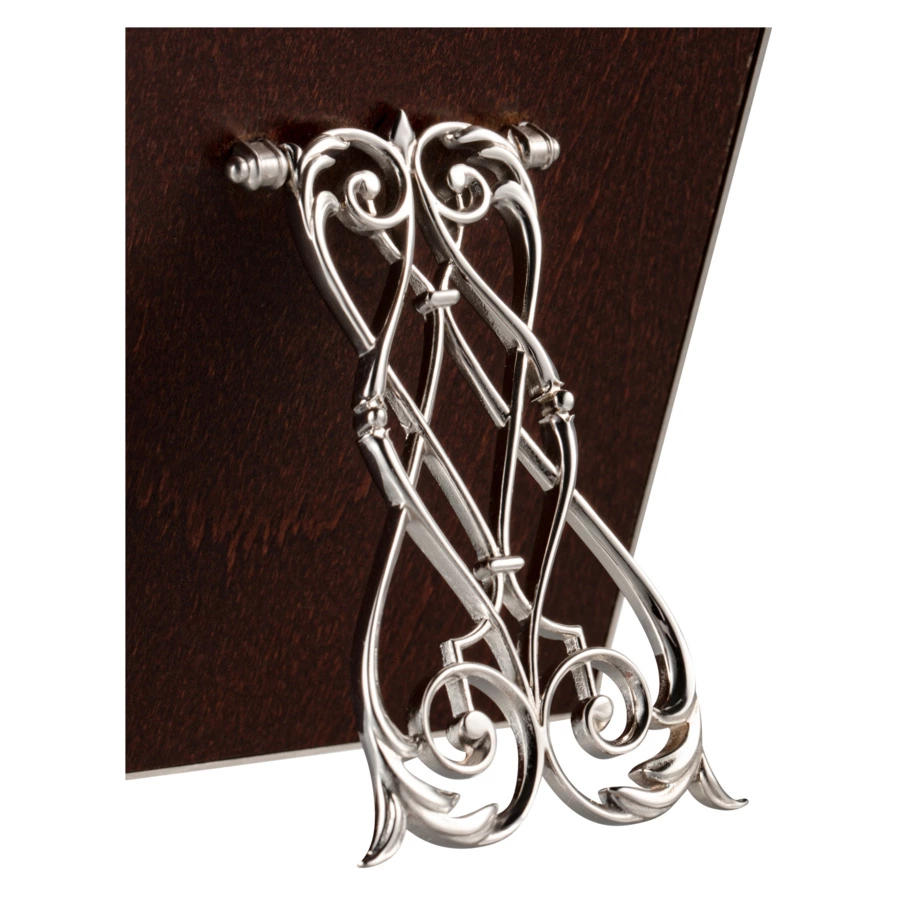 Рамка для фото Русские самоцветы 18,5х21,7 см, латунь, фиолетовая