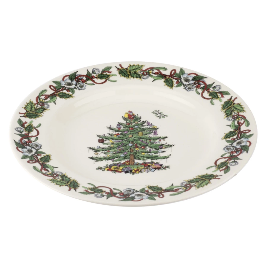 Набор тарелок обеденных Spode Рождественская ель Эксклюзив 27 см, 4 шт