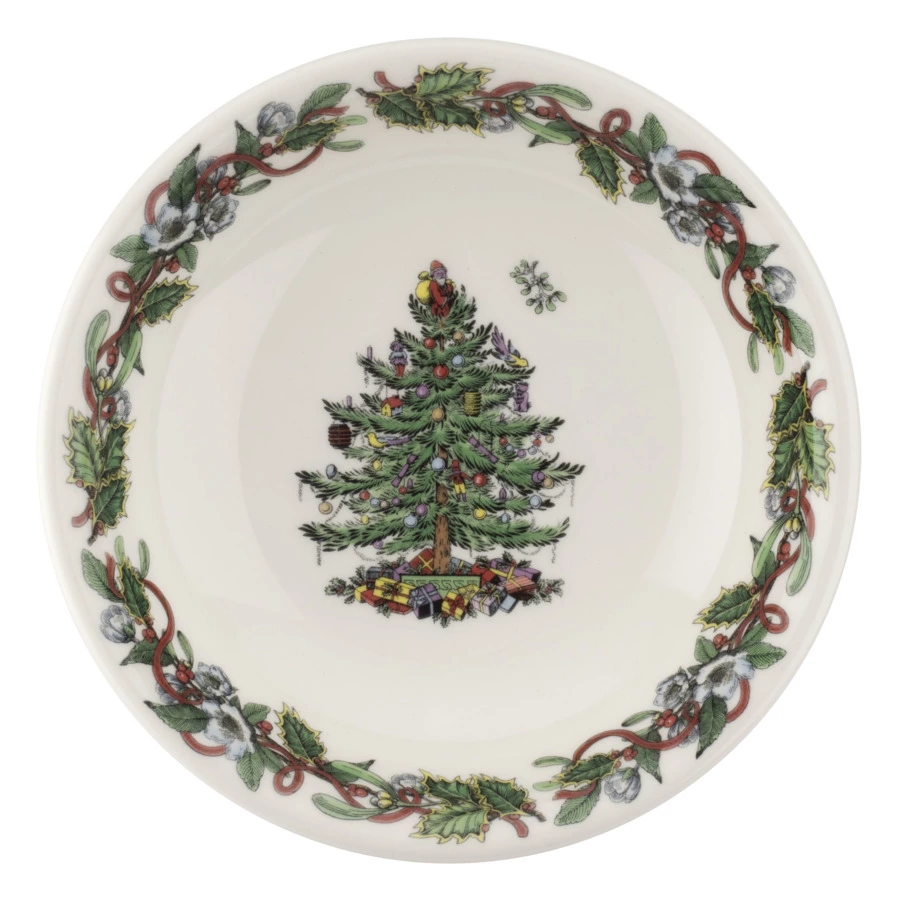 Набор салатников индивидуальных Spode Рождественская ель Эксклюзив 15 см, 4 шт
