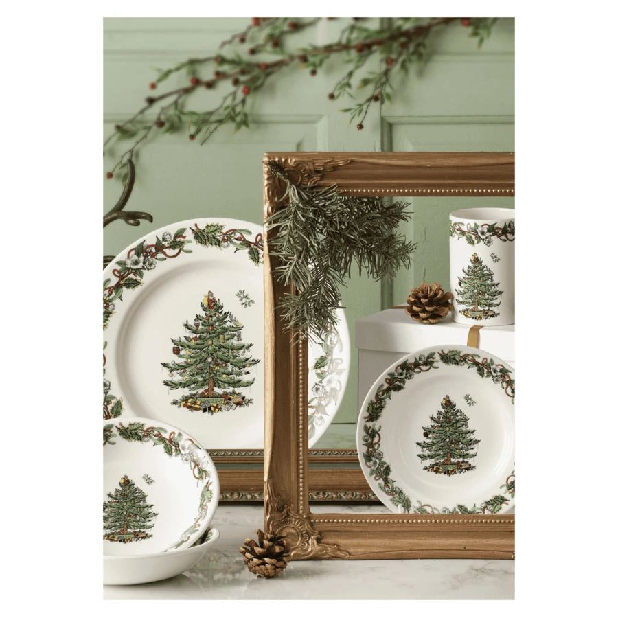 Набор салатников индивидуальных Spode Рождественская ель Эксклюзив 15 см, 4 шт