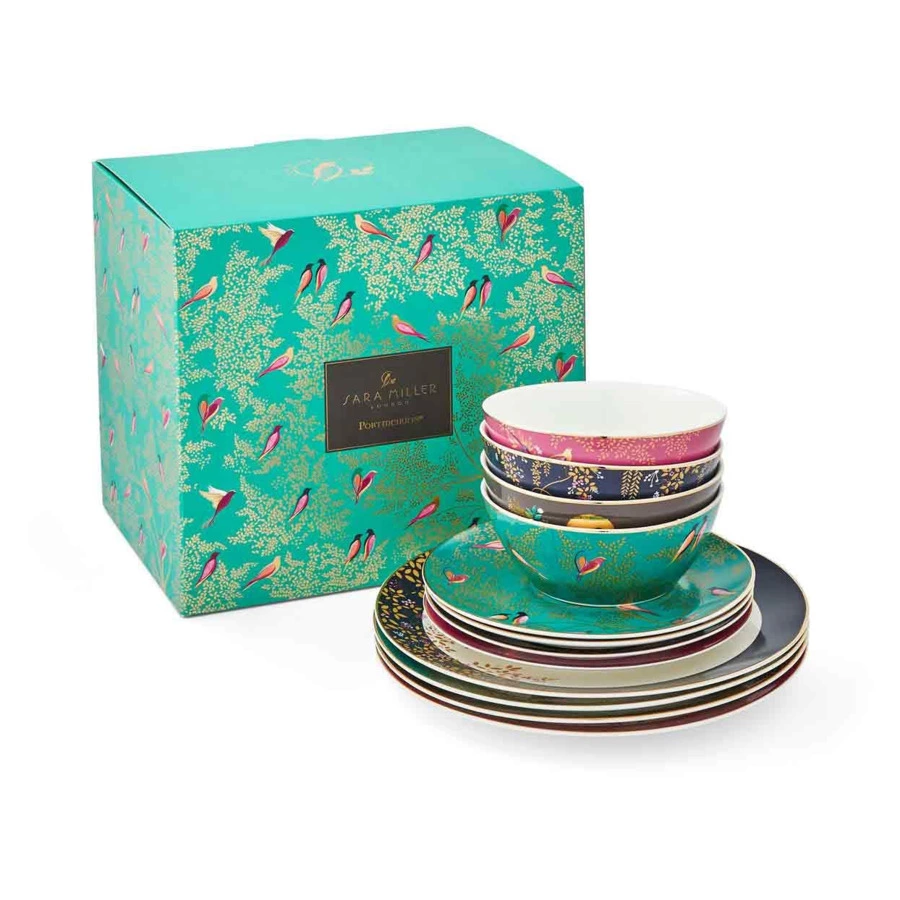 Сервиз столовый Portmeirion Сара Миллер Челси на 4 персоны 12 предметов