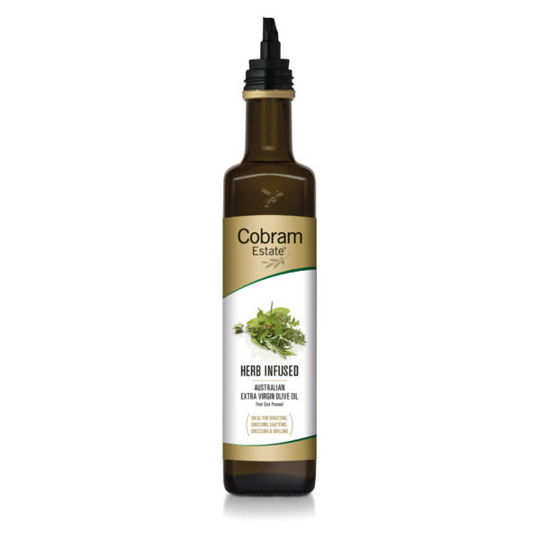 Масло оливковое с ароматом разнотравья Cobram Estate Extra Virgin Herb infused, 250 мл