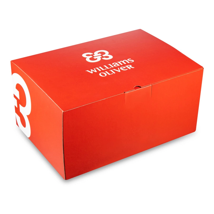 Коробка с печатью Williams Oliver 400х290х200 см, офсетный лак