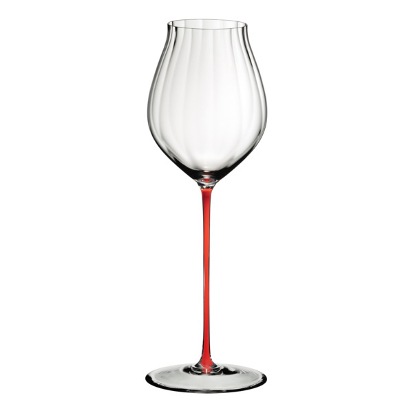 Бокал для красного вина с красной ножкой Riedel Pinor Noir High Performance 830 мл