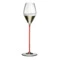 Бокал для шампанского Riedel High Performance Champagne 375мл, красная ножка, ручная работа,хрусталь