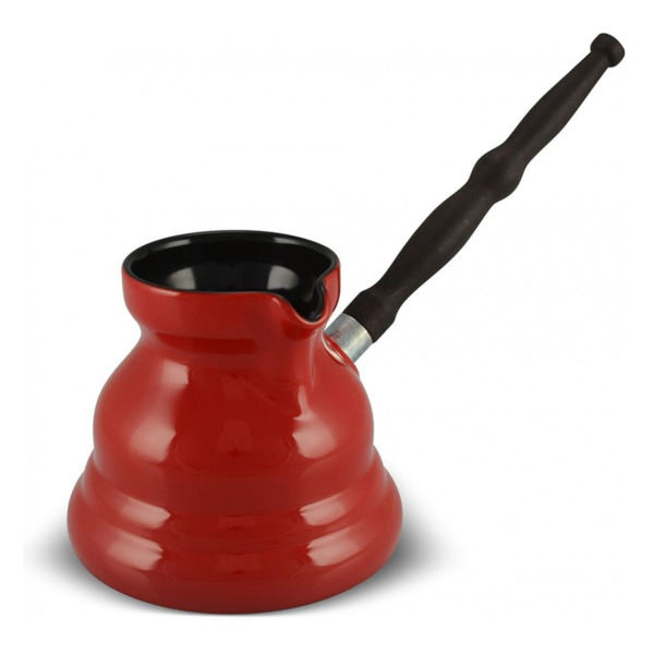 Турка с индукционным покрытием Ceraflame Vintage "Ibrik", 650мл, красный, керамика