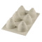 Форма для выпечки 3D пирожных Silikomart Клубника со сливками d6хh6см, 6x95мл, силикон
