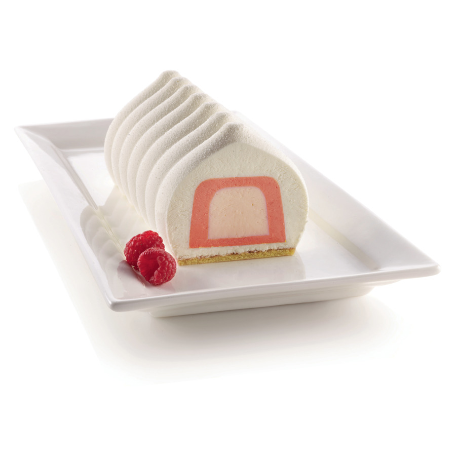 Форма для выпечки муссового 3D торта с многослойной начинкой Silikomart Мульти 22х5хh4см, 400/190м