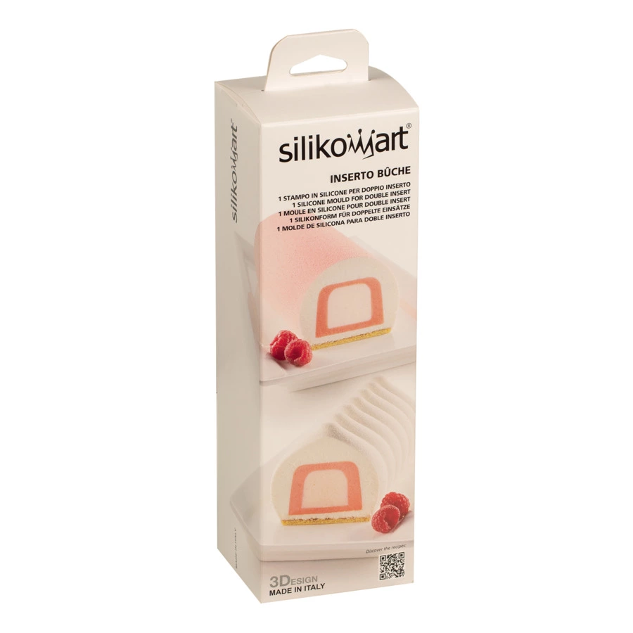 Форма для выпечки муссового 3D торта с многослойной начинкой Silikomart Мульти 22х5хh4см, 400/190м